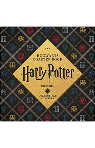 Harry Potter Hogwarts Coaster Book: Gryffindor, Ravenclaw, Hufflepuff, Slytherin
